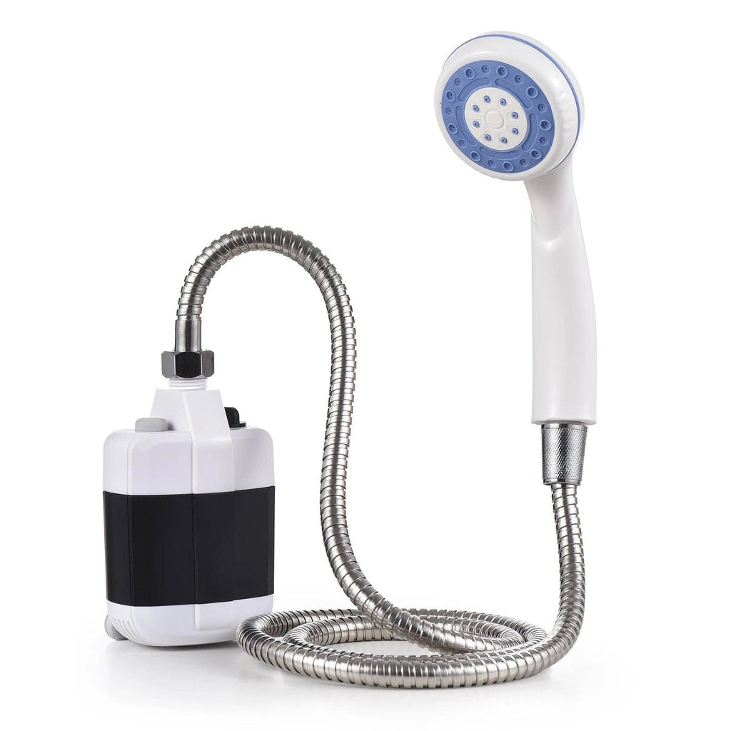 Portable Shower Camping Shower Handheld Electric Shower Battery Powered Compact Handheld Rechargeable Outdoor Camping Set-WAYBIKER