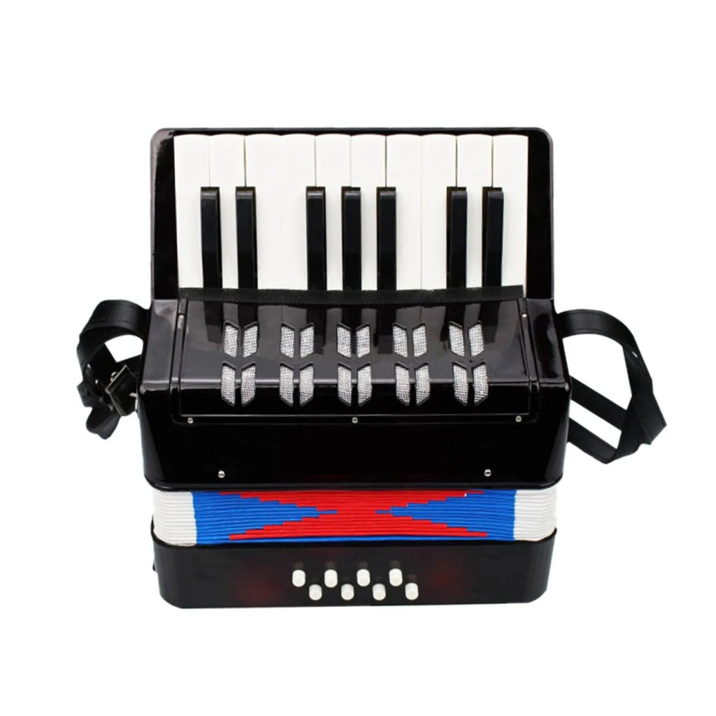 Kids Children Accordion 17-Key 8 Bass Mini Small Accordion Educational Musical Instrument for Beginner Birthday Gift-WAYBIKER