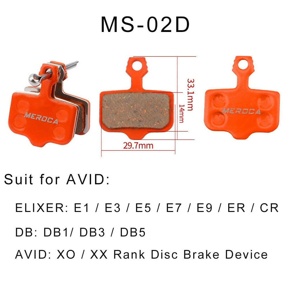 MTB Bicycle Resin Semimetal Disc Brake Pads for  Shimano B01S M375 M395 M446 M485 M486 M416 Deore M515 M525 Bike Brake-WAYBIKER