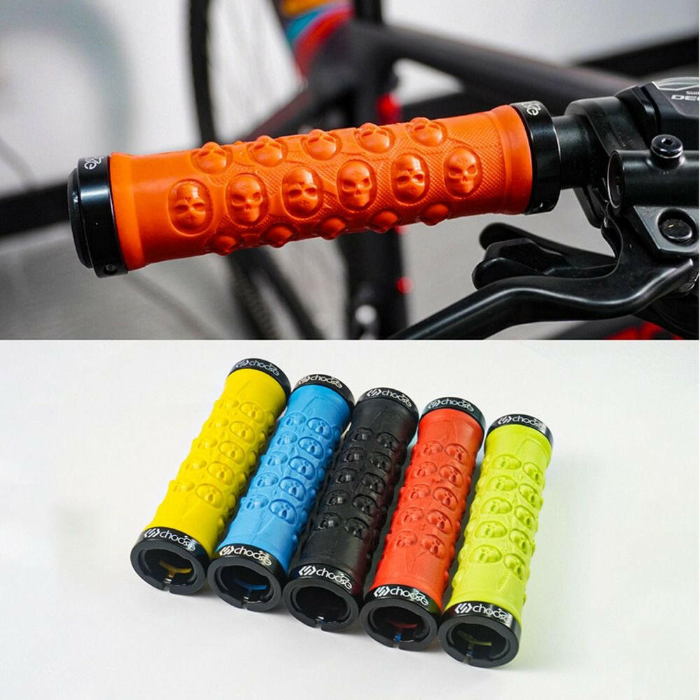 Chooee MTB Bike Lock On Grip 3D Rubber Mountain Road Foldable Bicycle Handlebar Grips-WAYBIKER