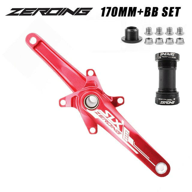 SLX Bicycle Crankset 104BCD MTB Bike Crank Chainring 170mm Aluminum Alloy with Bottom Bracket 32T 34T 36T 38T Plate for SHIMANO-WAYBIKER