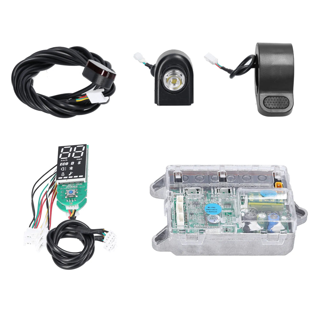 For M365/PRO Electric Scooters Motherboard Controller BT Digital Display with Accelerator Front and Rear Light Electric Scoote