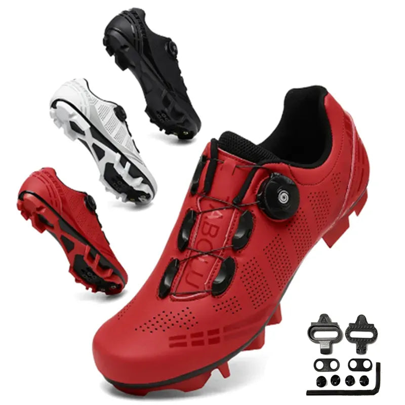 Unisex Cycling Sneaker MTB Shoes with Men Cleat Road Dirt Bike Flat Racing Women Bicycle Mountain Spd Mtb Shoes Zapatillas Mtb-WAYBIKER