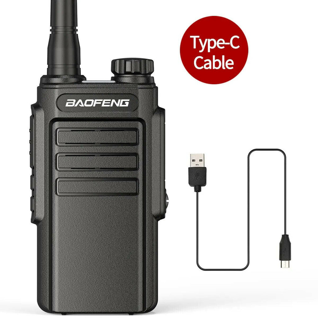 1/2Pcs Baofeng WP31 Waterproof Walkie Talkie Long Range Two-way Radio BF-888S UHF 400-470MHz 16CH VOX with Type-C Charging Cable-WAYBIKER