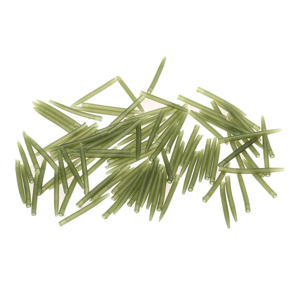 30/50/100pcs 54mm Anti Tangle Rubber Sleeves Connect with Fishing Hook Carp Coarse Fishing Tackles Outdoor Fishing Accessories-WAYBIKER