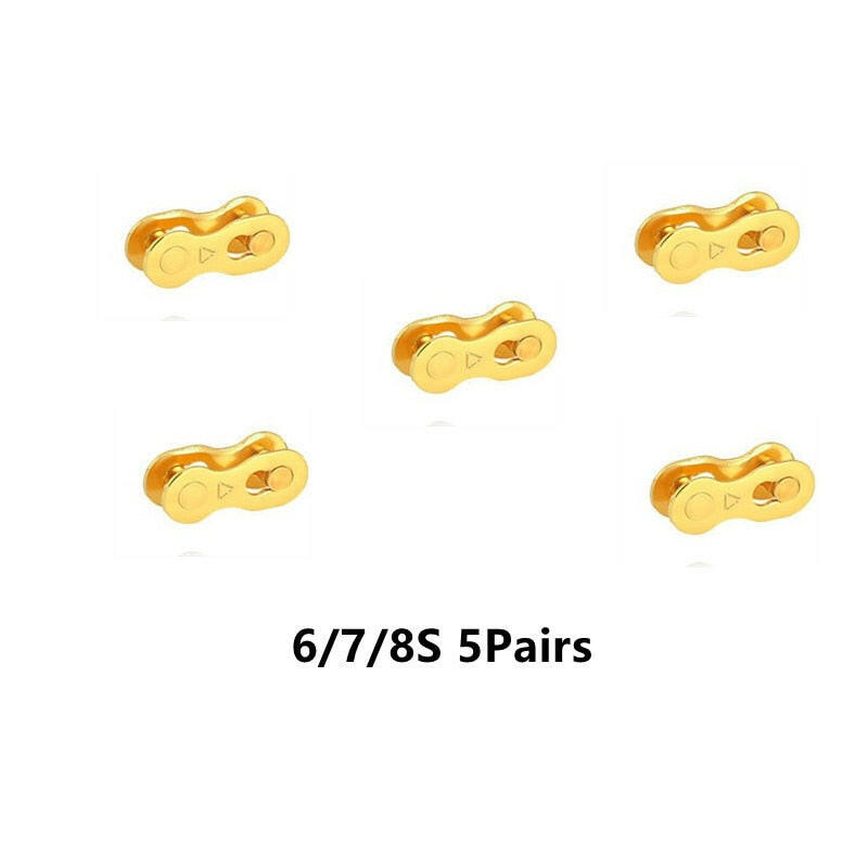 5Pairs 6/7/8/9/10/11 Speed or 4Pairs 12Speed Quick Link Bike Chain Repair Tool Bicycle Chain Joint Connector MTB Magic-WAYBIKER