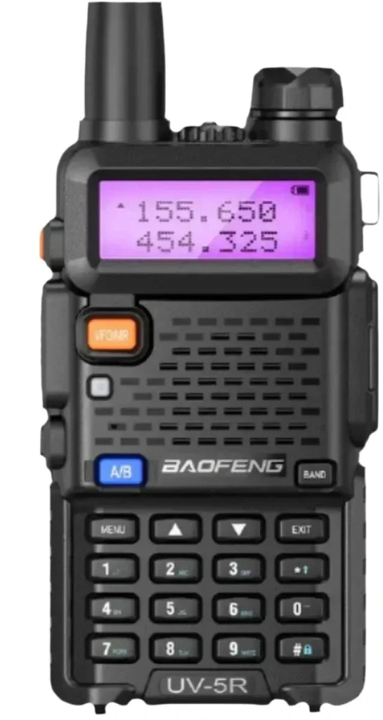 Baofeng UV-5R 8W True High Power 8/5W Powerful Walkie Talkie Long Range 16km Dual Band Two Way Radio CB Portable UV5R Hunting-WAYBIKER