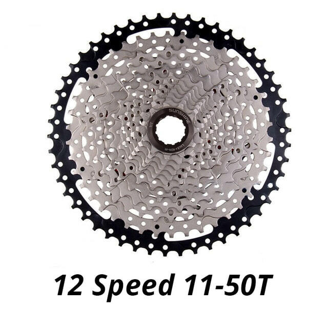 Sunshine 12Speed Freewheel Cassette 11-34T/46T/50T/52T Compatible HG Freehub for MTB Mountain Bicycle 12V M6100 Bike Parts-WAYBIKER