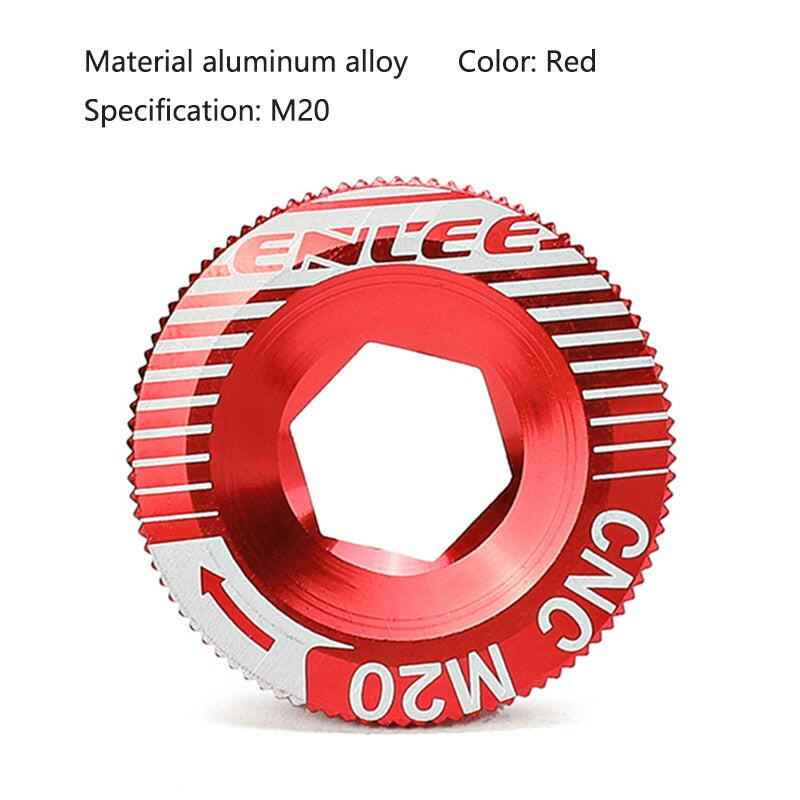 ENLEE Bike Crank Cover Crank Screw Aluminum Alloy Mountain Bike Color M18 M20 Compatible With Himano IXF M19 Bicycle Crank-WAYBIKER