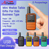 2Pcs Mini Small Little Walkie Talkie Talk With Baofeng UV5R Portable Two Way Radio Hotel Hunting USB Charger Transceiver