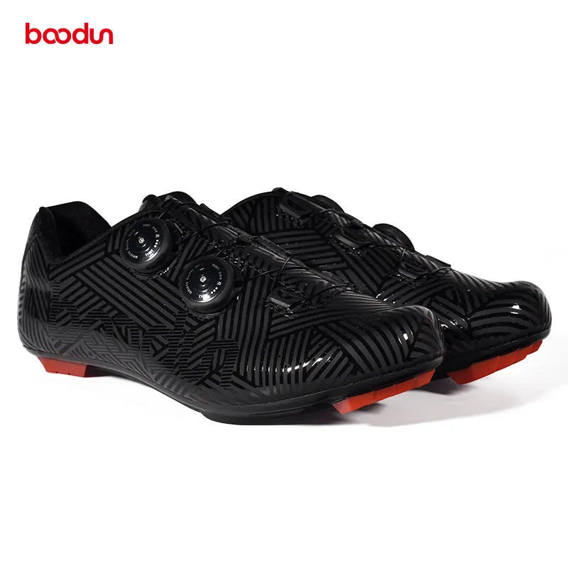 1213 New Cycling Outdoor Anti-skid Bicycle Brake Carbon Fiber Cleats Road Bike Locck Shoes-WAYBIKER