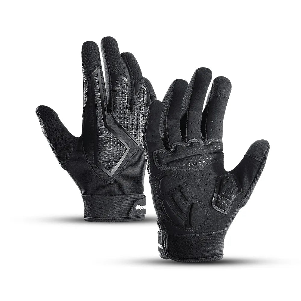 Long Finger Non-Slip Shock-Absorbing Cycling Gloves Spring And Summer Men'S Breathable Sunscreen Touch Screen Riding Gloves-WAYBIKER