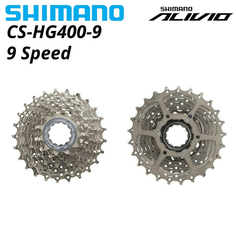 Shimano Alivio M4000 HG400-9 9 Speed Bike Cassette MTB Mountain Bicycle Freewheel HG400 9S 11-28T 11-32T 11-34T 28T 32t 34t 36t-WAYBIKER