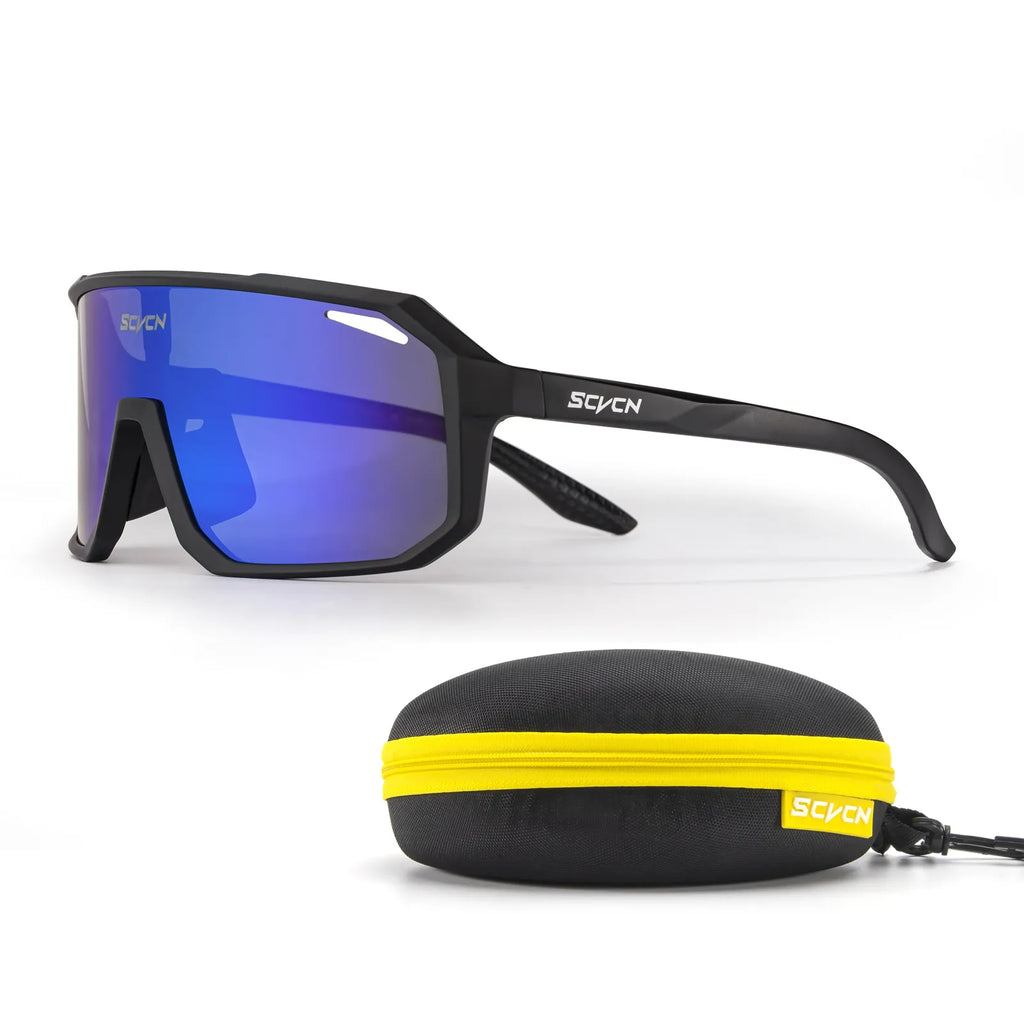 SCVCN Men Women Outdoor Sports Photochromic Cycling Sunglasses Male MTB Bicycle Glasses  Road Running Fishing Goggles With Case-WAYBIKER