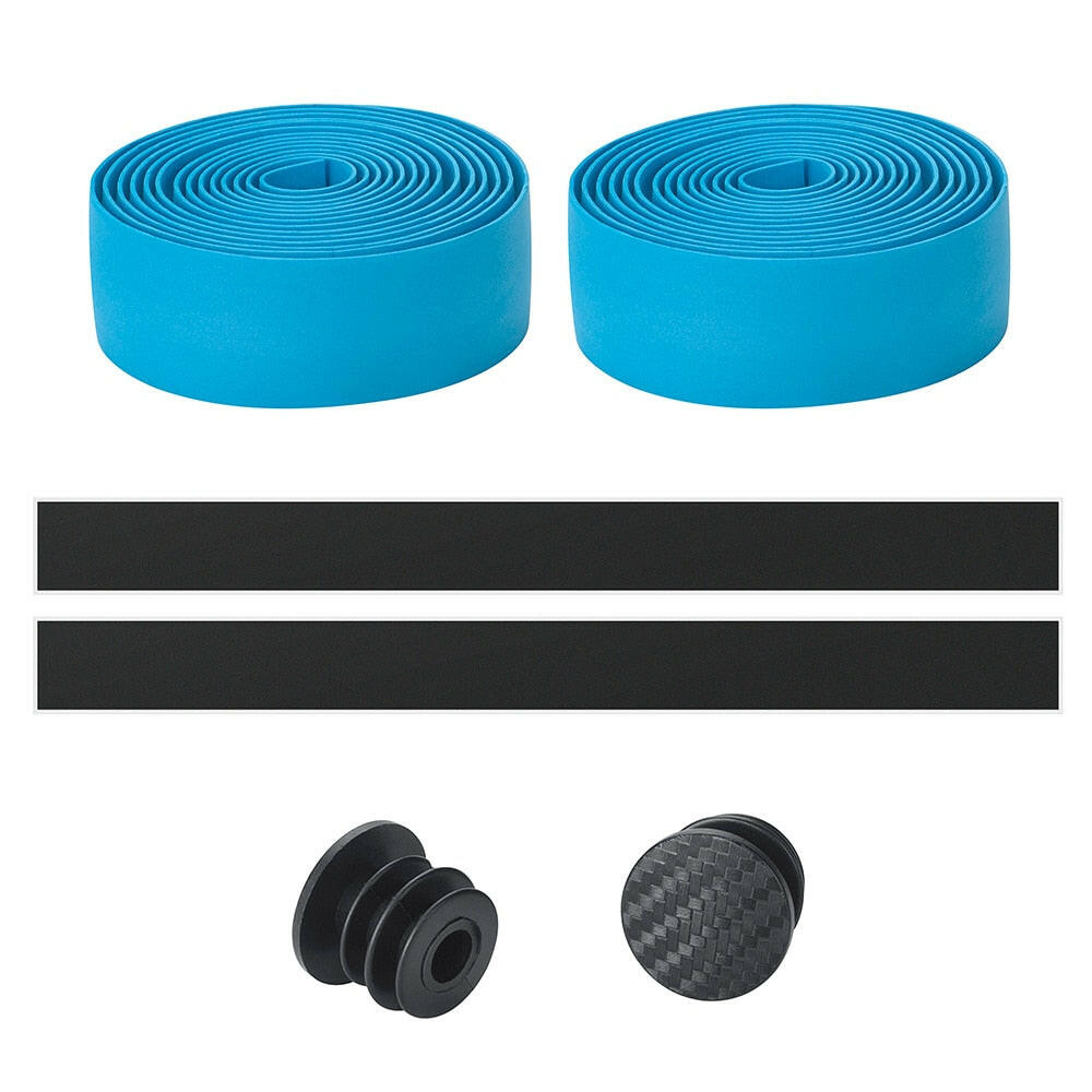 LINGMAI Bicycle Handlebar Tape Camouflage Anti-Slip Damping Cycling Road Bike Handle Belt Wraps With Bar End Plugs-WAYBIKER