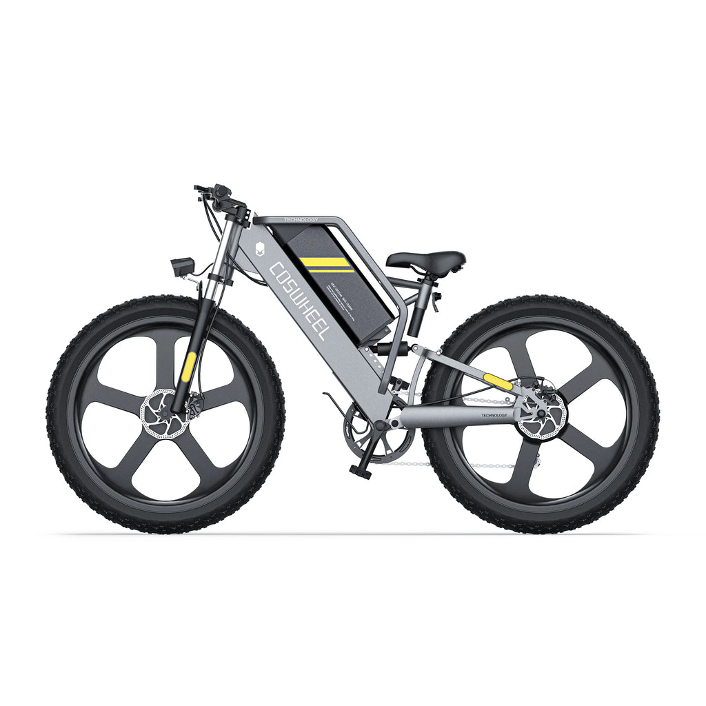 COSWHEEL T26 Electric Bike 26Inch Fat tires Adult Electric Mountain Bike 1000W 48V 25AH hydraulic brake ebike Off Road bicycle