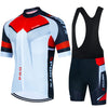 CYKLOPEDIA Cycling Mtb Summer Clothing 2023 Sleeve Sportswear Bib Men's Blouse Shirt Man Laser Cut Sports Set Shorts Jersey Male-WAYBIKER