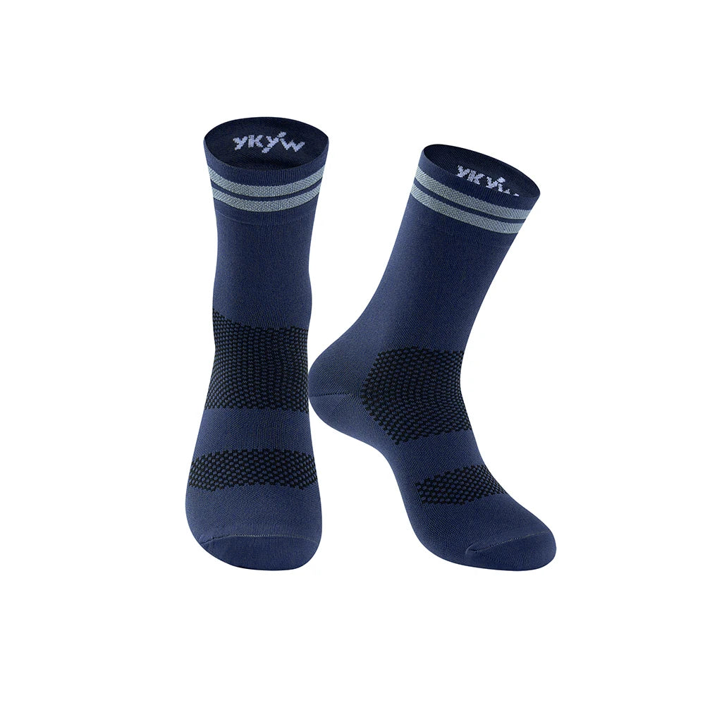 YKYWBIKE Cycling Socks Men Women Breathable Road Bicycle Socks Sport Compression Socks Outdoor Racing Running Bike Socks-WAYBIKER