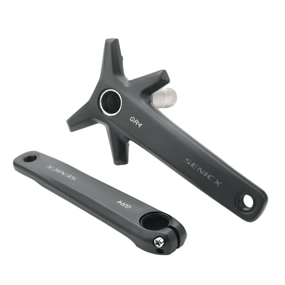 SENICX GR4 Single/double Speed 110/80 BCD chainring 42T 30-46T crank 170mm For Gravel-Bikes Cyclo-Cross BB24MM-WAYBIKER