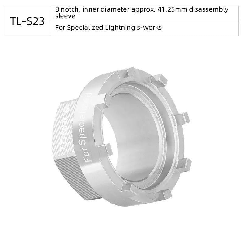 TOOPRE Bicycle Disc Jaws Locking Ring Removal Tool For ROTOR Cranks Tooth Discs Discs Installation Dike Repair Tools