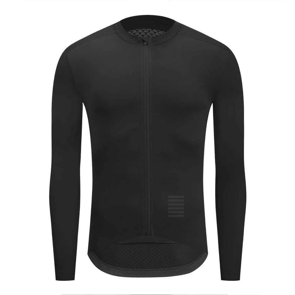 Ykywbike Men Cycling Jersey Long Sleeve Bicycle Jersey Pro Bike Shirt Cycling Shirt Man Breathable Man Cycling Maillot UV Summer-WAYBIKER