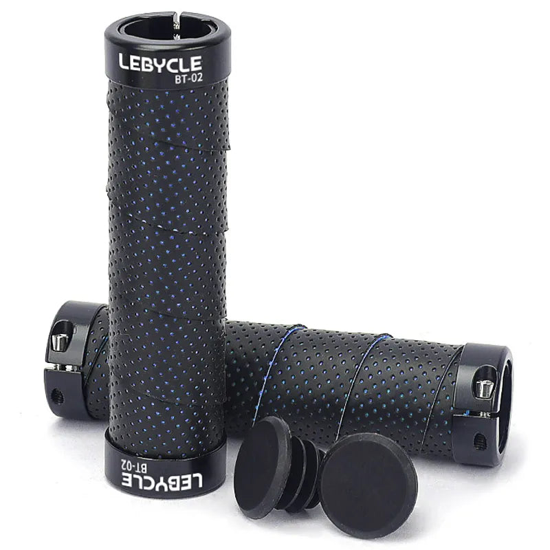 Lebycle 1Pair Bicycle Handlebar Grips Soft 22.2mm MTB Handle Lock Grips Comfortable Shockproof Bike Tape Grip Bicycle Parts-WAYBIKER