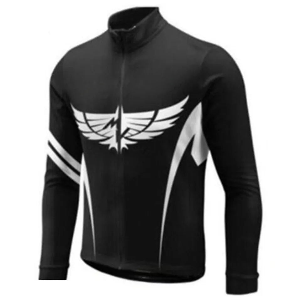 Cycling Jersey Spring Autumn Team Morvelo Long Sleeve Mens Cycling Jersey Ropa Ciclismo Bike Bicycle Clothes Clothing-WAYBIKER