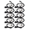 10pcs Retevis Walkie Talkie Earpiece Acoustic Tube Headset Transceiver For Kenwood Baofeng UV 5R UV 82 888S H777 RT622 RB618