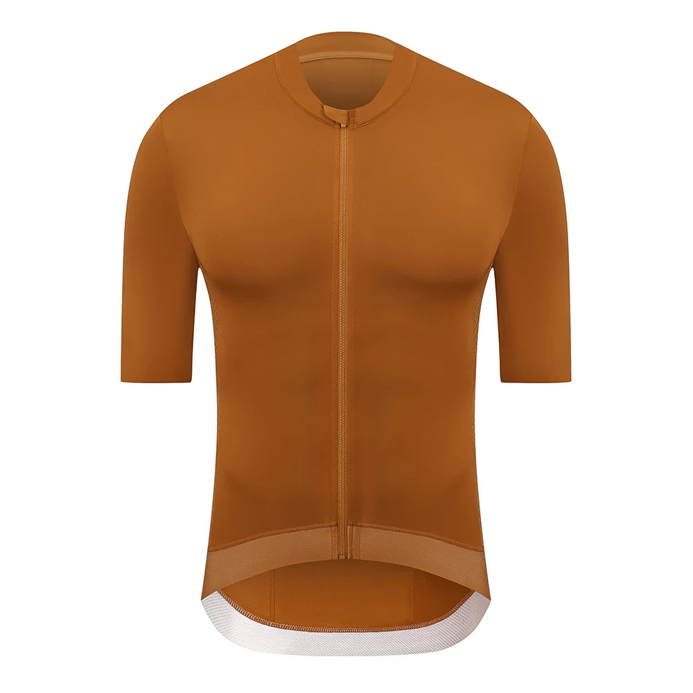 HISERWA Men Cycling Jersey Short Sleeve Summer Bicycle Jersey Road Bike Cycling Clothing Breathable Pro Team MTB Maillot Shirt