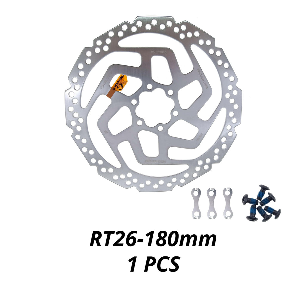 Shimano Deore XT RT86 SLX RT76 RT66 RT56 RT26 Bike Brake Disc 6 Bolt Rotors for MTB Mountain Bicycle Disc 160MM 180MM 203MM-WAYBIKER
