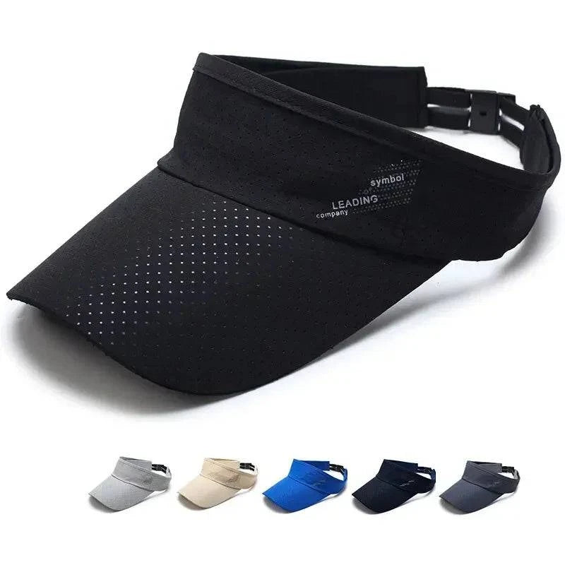 Mens And Womens New Summer Quick Drying Mesh Roofless Outdoor Sunshade Hat-WAYBIKER