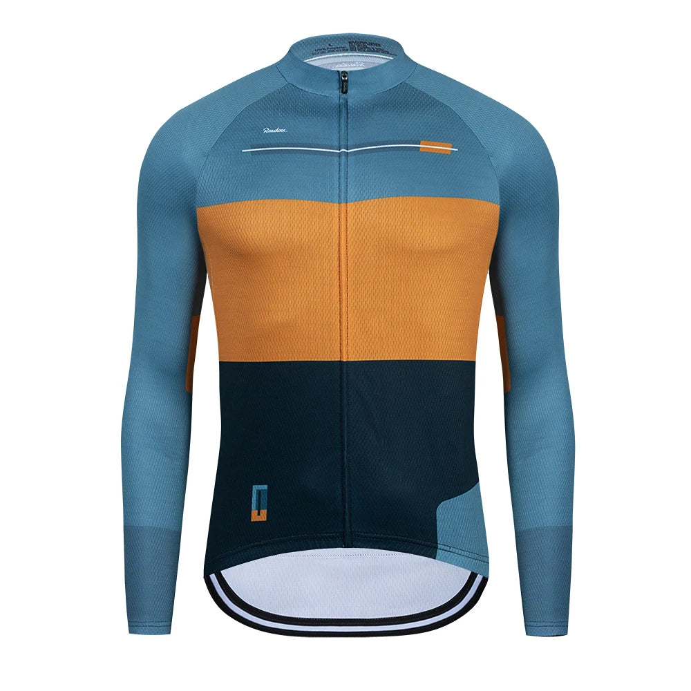 2025 Raudax Cycling Jersey Lets Gobik Cycling Racing Tops Long Sleeve Cyclist Clothes Shirt Maillot men Bicycle Bike Wear