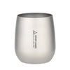 120ml Ultralight Titanium Double Wall Insulated Water Cup Tea Cup Mug for Outdoor Camping Hiking Backpacking Home Office-WAYBIKER