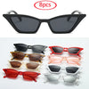 8pcs Cycling Cat Eye Sunglasses Women Vintage Brand Designer Sun Glasses Small Frames Shades Retro Ladies Cateye Sunglass UV400-WAYBIKER