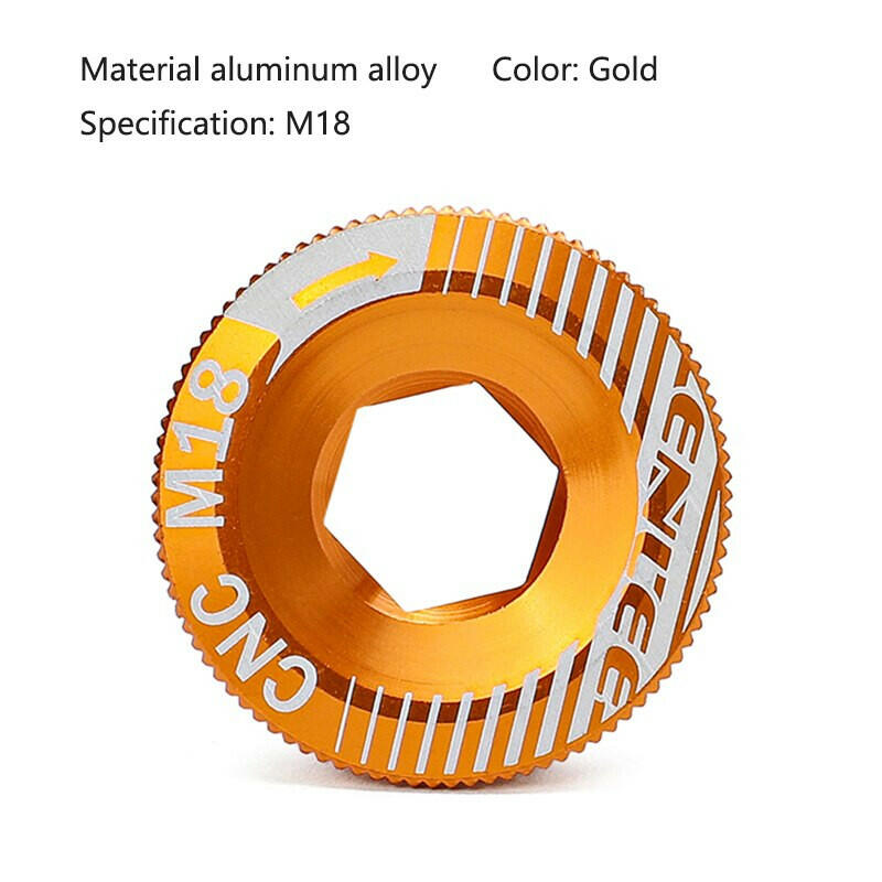 ENLEE Bike Crank Cover Crank Screw Aluminum Alloy Mountain Bike Color M18 M20 Compatible With Himano IXF M19 Bicycle Crank-WAYBIKER