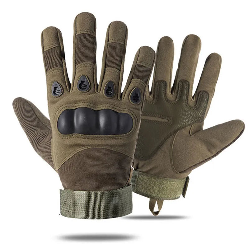 Full Finger Men's Gloves Outdoor Military Tactical Gloves Sports Shooting Hunting Airsoft Motorcycle Cycling Gloves-WAYBIKER