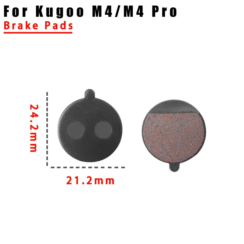 1Pairs Disc Brake Pads Electric Scooter Caliper Brake Disc Pads Friction Plates for Kugoo M4 Pro Electric Scooter Accessories-WAYBIKER