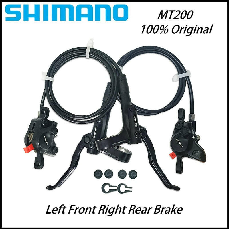 Shimano MT200 MT201 M315 MTB Mountain Bike Hydraulic Disc Brake MT200 Brakes 2 Piston 3 Finger Steel Lever BL-MT200