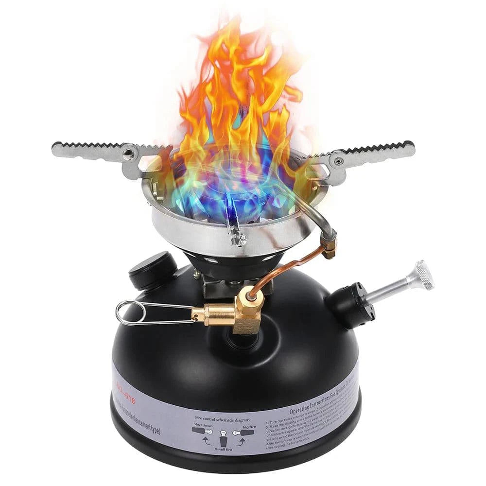 BULIN 18000W High-power Camping Stove with Piezo Seven-core Gas Stoves Burner for Outdoor Tourism Tourist BBQ Survival Equipment-WAYBIKER