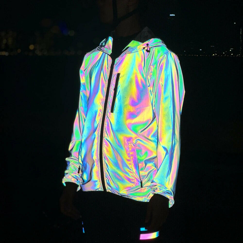 WOSAWE Bicycle Jacket Men Spring Summer Full Reflective Windbreaker Women Water Resistant MTB Road Bike Wear Cycling Long Jersey-WAYBIKER