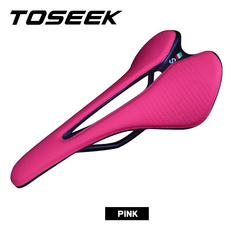 TOSEEK Ultralight Breathable Comfortable Seat Cushion Narrow and Small Saddle Recommended For Women Bike Saddle Parts Components-WAYBIKER
