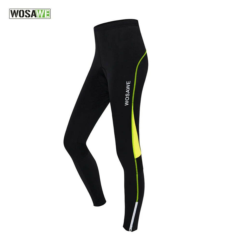 WOSAWE Women's Cycling Tights Spandex Bike Pants Bottoms Breathable Mountain Bicycle MTB Road Bike Cycling Pant-WAYBIKER