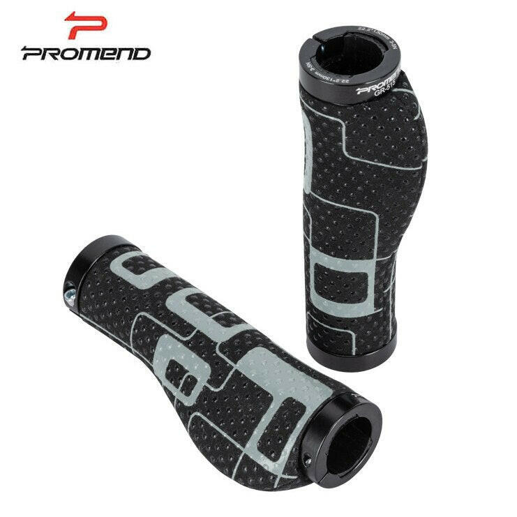 PROMEND Bicycle Grips MTB Silica Gel Handlebar Grips Anti-skid Shock-absorbing Mountain Bike Grips Ultralight Cycling Handlebar-WAYBIKER