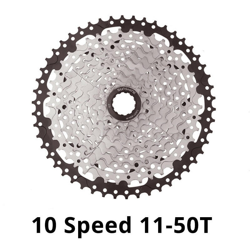 SUNSHINE 10 Speed Cassette 10S 11S 12S MTB Bike Road Bicycle Freewheel 10V 11V 12V 36/42/46/50T 52T for Deore M6000 M6100 SRAM-WAYBIKER