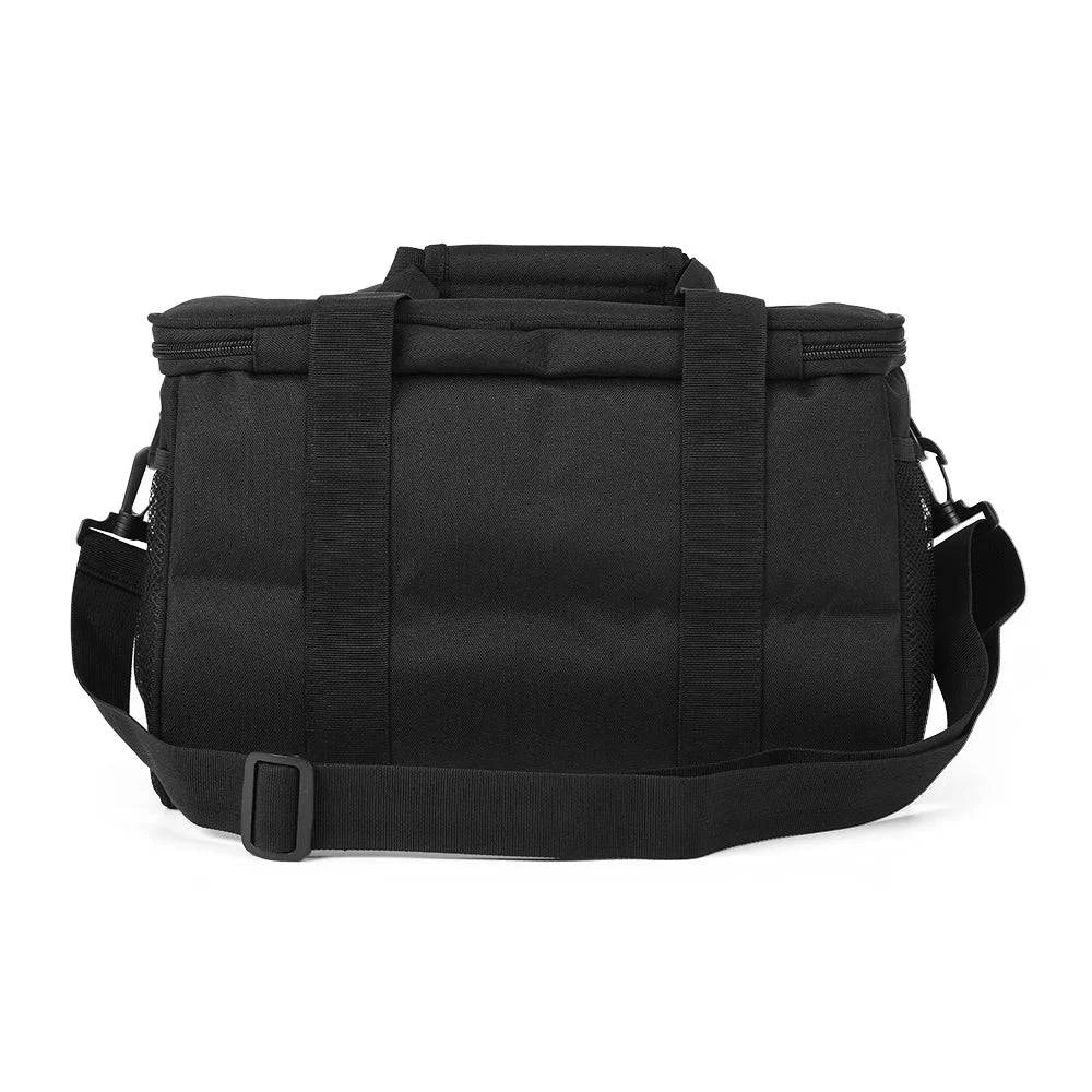 Lixada Portable Multifunctional Canvas Fishing Shoulder Bag Pack Fishing Tackle Bag Fishing Lure Reel Bag Pouch Case-WAYBIKER