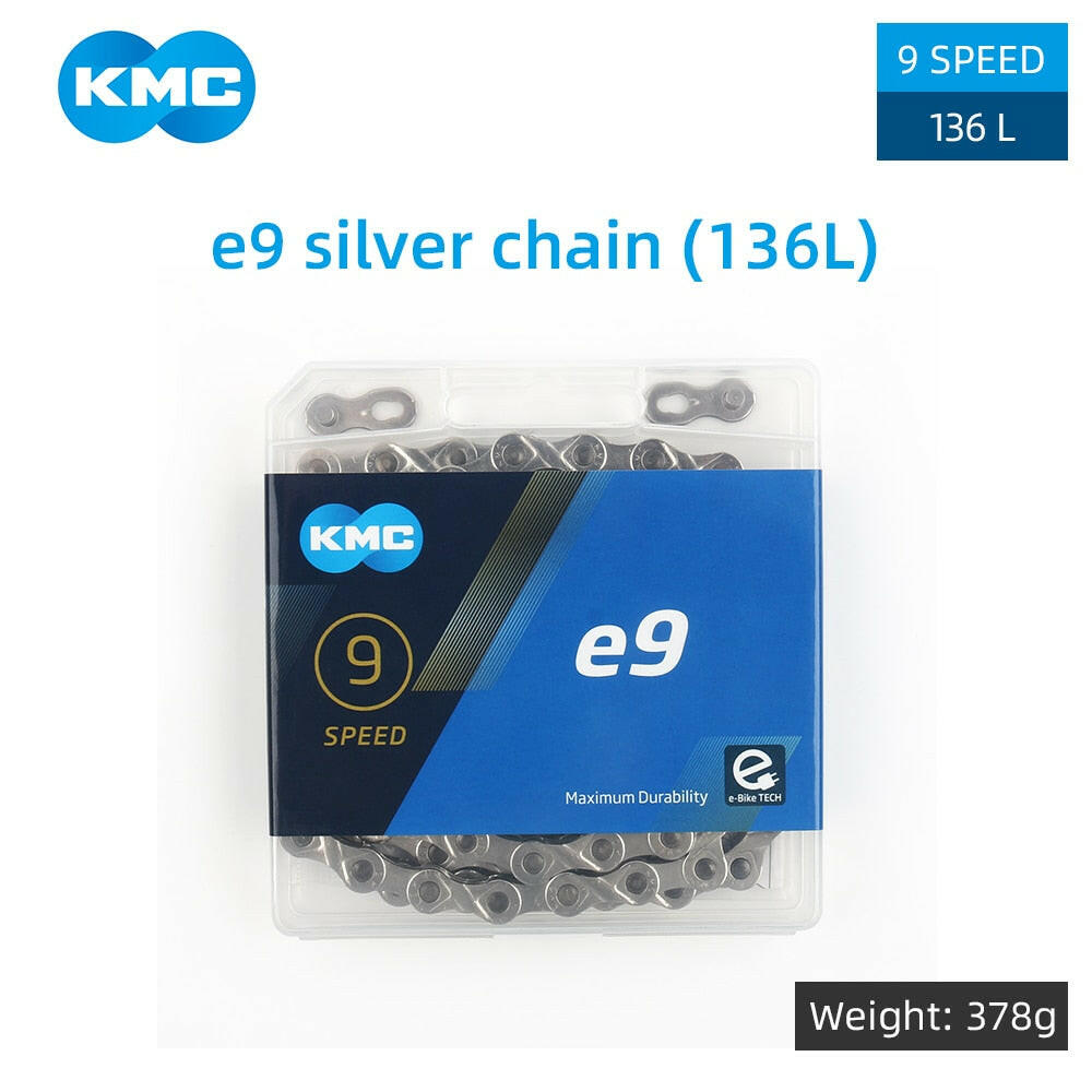 KMC E-BiKE E8 E9 E10 E11 E12 Chain 8 9 10 11 12 Speeds 136 Links Anti-rust Electric Sport Bicycle eBike Chains Original-WAYBIKER
