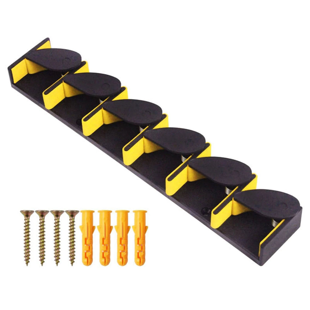 Fishing Rod Holder Wall Mounted Fishing Pole Storage Holder Rack for 6 Rods Outdoor Fishing Accessories-WAYBIKER