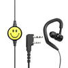 2 Pin Walkie-Talkie Headset Wired Two Way Ham Radio Earpiece Earphone For Baofeng BF-888S UV5R Walkie Talkie smiling face Earwea