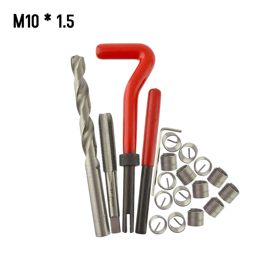 15pcs/20pcs/30pcs Metric Thread Repair Insert Kit M5 M6 M8 M10 M12 M14 Helicoil Car Pro Coil Tool Car Repair Tool-WAYBIKER