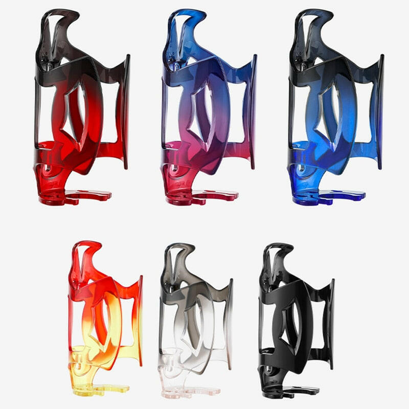 Bicycle Water Bottle Holder Colorful Gradient Cycling Bottle Cages Mountain Road Bike Flask Holder Rack MTB Bike Accessories-WAYBIKER